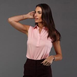 Collars & Co. NWOT Women's Sleeveless Semi Spread Polo - Size XS